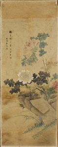 Arte Cinese : Serie di tre dipinti su carta a soggetto floreale  Cina, dinastia Qing, XIX secolo  - Asta Asta 373 | ARTE ORIENTALE E ISLAMICA - ARTE ORIENALE E WUNDERKAMMER Online - Associazione Nazionale - Case d'Asta italiane