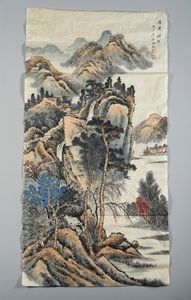 Arte Cinese : Due dipinti e gruppo di tredici documenti a stampa e loro frammenti  Cina, dinastia Qing, XIX secolo  - Asta Asta 373 | ARTE ORIENTALE E ISLAMICA - ARTE ORIENALE E WUNDERKAMMER Online - Associazione Nazionale - Case d'Asta italiane