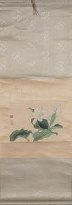 Arte Cinese : Coppia di dipinti su carta raffiguranti fiori  Cina, tardo XIX secolo  - Asta Asta 373 | ARTE ORIENTALE E ISLAMICA - ARTE ORIENALE E WUNDERKAMMER Online - Associazione Nazionale - Case d'Asta italiane