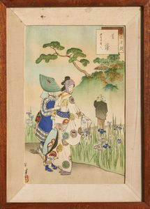 ARTE GIAPPONESE : Gruppo di dodici stampe giapponesi  Giappone, epoca Meiji, XIX secolo  - Asta Asta 373 | ARTE ORIENTALE E ISLAMICA - ARTE ORIENALE E WUNDERKAMMER Online - Associazione Nazionale - Case d'Asta italiane