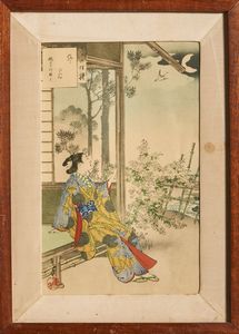 ARTE GIAPPONESE : Gruppo di dodici stampe giapponesi  Giappone, epoca Meiji, XIX secolo  - Asta Asta 373 | ARTE ORIENTALE E ISLAMICA - ARTE ORIENALE E WUNDERKAMMER Online - Associazione Nazionale - Case d'Asta italiane