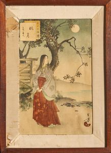 ARTE GIAPPONESE : Gruppo di dodici stampe giapponesi  Giappone, epoca Meiji, XIX secolo  - Asta Asta 373 | ARTE ORIENTALE E ISLAMICA - ARTE ORIENALE E WUNDERKAMMER Online - Associazione Nazionale - Case d'Asta italiane