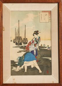 ARTE GIAPPONESE : Gruppo di dodici stampe giapponesi  Giappone, epoca Meiji, XIX secolo  - Asta Asta 373 | ARTE ORIENTALE E ISLAMICA - ARTE ORIENALE E WUNDERKAMMER Online - Associazione Nazionale - Case d'Asta italiane