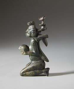 . : Tre intagli in giada  - Asta Asta 373 | ARTE ORIENTALE E ISLAMICA - ARTE ORIENALE E WUNDERKAMMER Online - Associazione Nazionale - Case d'Asta italiane