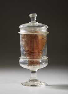 . : Cinque vasi contenenti reperti anatomici  - Asta Asta 373 | ARTE ORIENTALE E ISLAMICA - ARTE ORIENALE E WUNDERKAMMER Online - Associazione Nazionale - Case d'Asta italiane