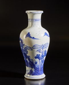 Arte Cinese - Vaso a balaustro Cina, dinastia Qing, XIX secolo