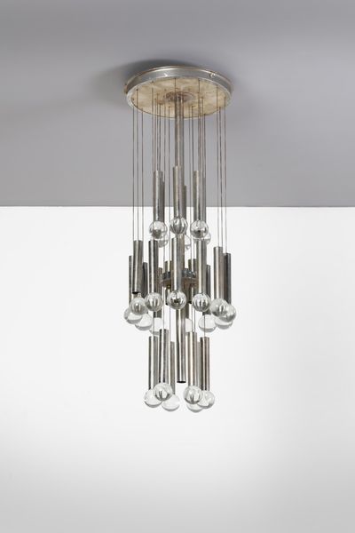 SCIOLARI GAETANO : Lampada a sospensione  - Asta Asta 374 | DESIGN E ARTI DECORATIVE DEL NOVECENTO Virtuale - Associazione Nazionale - Case d'Asta italiane