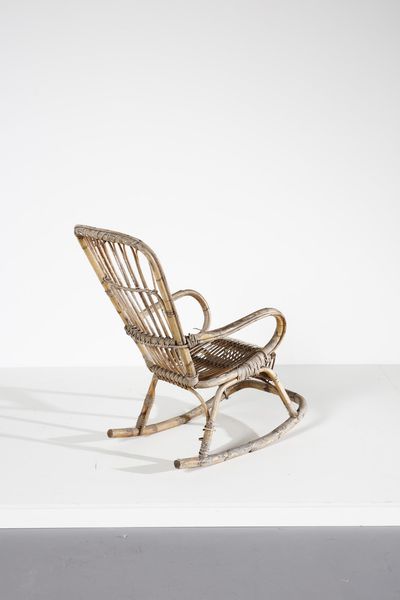 ALBINI FRANCO (1905 - 1977) : nello stile di. Dondolo  - Asta Asta 374 | DESIGN E ARTI DECORATIVE DEL NOVECENTO Virtuale - Associazione Nazionale - Case d'Asta italiane