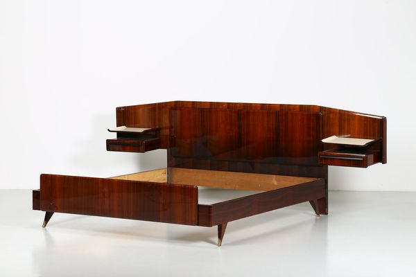 MANIFATTURA ITALIANA : Letto  - Asta Asta 374 | DESIGN E ARTI DECORATIVE DEL NOVECENTO Virtuale - Associazione Nazionale - Case d'Asta italiane