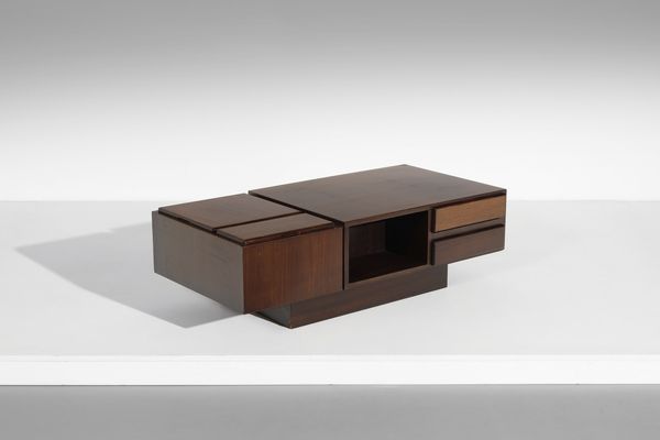 FRATTINI GIANFRANCO (1926 - 2004) : attribuito. Tavolino da salotto  - Asta Asta 374 | DESIGN E ARTI DECORATIVE DEL NOVECENTO Virtuale - Associazione Nazionale - Case d'Asta italiane