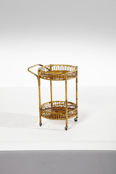 MANIFATTURA ITALIANA : Carrello bar  - Asta Asta 374 | DESIGN E ARTI DECORATIVE DEL NOVECENTO Virtuale - Associazione Nazionale - Case d'Asta italiane