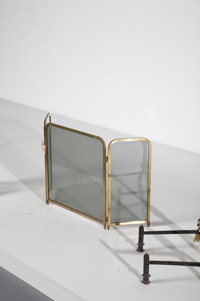 MANIFATTURA ITALIANA : Set da camino  - Asta Asta 374 | DESIGN E ARTI DECORATIVE DEL NOVECENTO Virtuale - Associazione Nazionale - Case d'Asta italiane