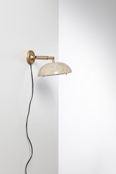 MANIFATTURA ITALIANA : Lampada da parete  - Asta Asta 374 | DESIGN E ARTI DECORATIVE DEL NOVECENTO Virtuale - Associazione Nazionale - Case d'Asta italiane