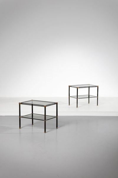 MANIFATTURA ITALIANA : Coppia di tavolini da salotto  - Asta Asta 374 | DESIGN E ARTI DECORATIVE DEL NOVECENTO Virtuale - Associazione Nazionale - Case d'Asta italiane