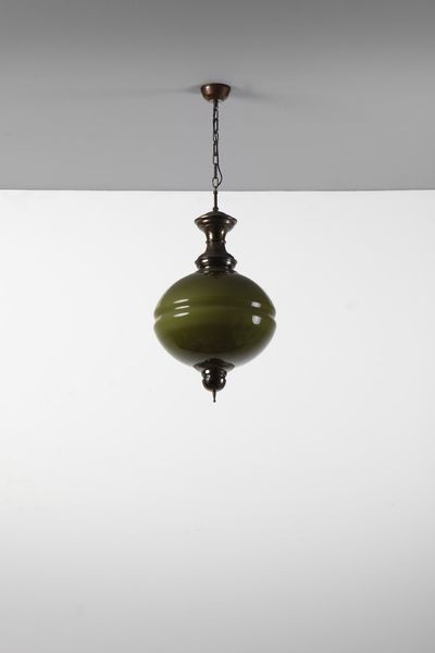 CACCIA DOMINIONI LUIGI (n. 1913) : Lampada a sospensione  - Asta Asta 374 | DESIGN E ARTI DECORATIVE DEL NOVECENTO Virtuale - Associazione Nazionale - Case d'Asta italiane