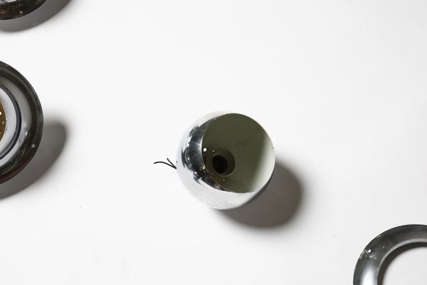 REGGIANI GOFFREDO (n. 1929) : Dieci faretti a incasso  - Asta Asta 374 | DESIGN E ARTI DECORATIVE DEL NOVECENTO Virtuale - Associazione Nazionale - Case d'Asta italiane