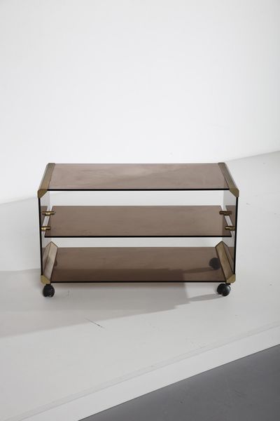 GALLOTTI E RADICE : Tavolino con rotelle  - Asta Asta 374 | DESIGN E ARTI DECORATIVE DEL NOVECENTO Virtuale - Associazione Nazionale - Case d'Asta italiane