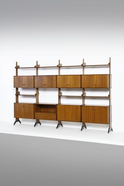 AV ARREDAMENTI CONTEMPORANEI : Libreria modulare  - Asta Asta 374 | DESIGN E ARTI DECORATIVE DEL NOVECENTO Virtuale - Associazione Nazionale - Case d'Asta italiane