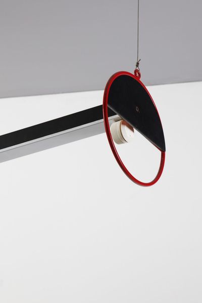 F. JANNONE : Lampada al neon da soffitto per Sem Luci Milano  - Asta Asta 374 | DESIGN E ARTI DECORATIVE DEL NOVECENTO Virtuale - Associazione Nazionale - Case d'Asta italiane