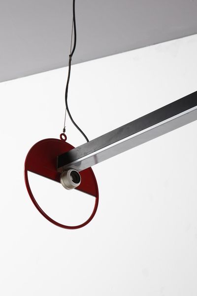 F. JANNONE : Lampada al neon da soffitto per Sem Luci Milano  - Asta Asta 374 | DESIGN E ARTI DECORATIVE DEL NOVECENTO Virtuale - Associazione Nazionale - Case d'Asta italiane