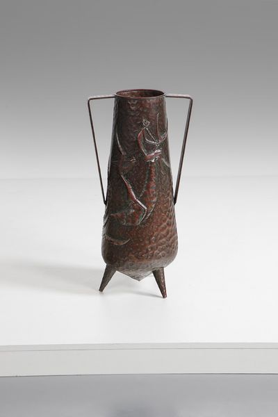 BRAGALINI ANGELO (1913 - 1994) : attribuito. Vaso con anse a rilievi figurativi  - Asta Asta 374 | DESIGN E ARTI DECORATIVE DEL NOVECENTO Virtuale - Associazione Nazionale - Case d'Asta italiane