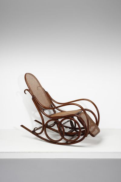 MANIFATTURA ITALIANA : Poltrona a dondolo  - Asta Asta 374 | DESIGN E ARTI DECORATIVE DEL NOVECENTO Virtuale - Associazione Nazionale - Case d'Asta italiane
