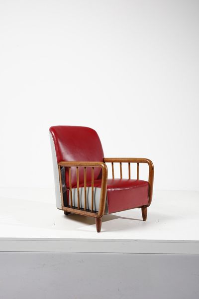 BUFFA PAOLO (1903 - 1970) : attribuito. Poltrona  - Asta Asta 374 | DESIGN E ARTI DECORATIVE DEL NOVECENTO Virtuale - Associazione Nazionale - Case d'Asta italiane