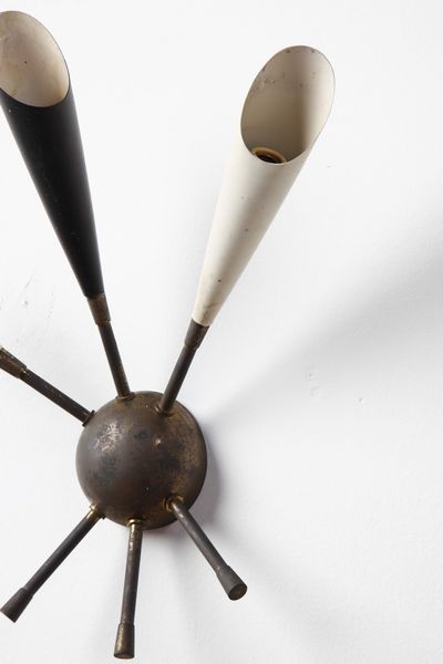 MANIFATTURA ITALIANA : Coppia di appliques  - Asta Asta 374 | DESIGN E ARTI DECORATIVE DEL NOVECENTO Virtuale - Associazione Nazionale - Case d'Asta italiane