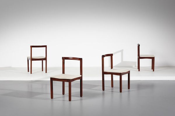 SORMANI : Quattro sedie  - Asta Asta 374 | DESIGN E ARTI DECORATIVE DEL NOVECENTO Virtuale - Associazione Nazionale - Case d'Asta italiane
