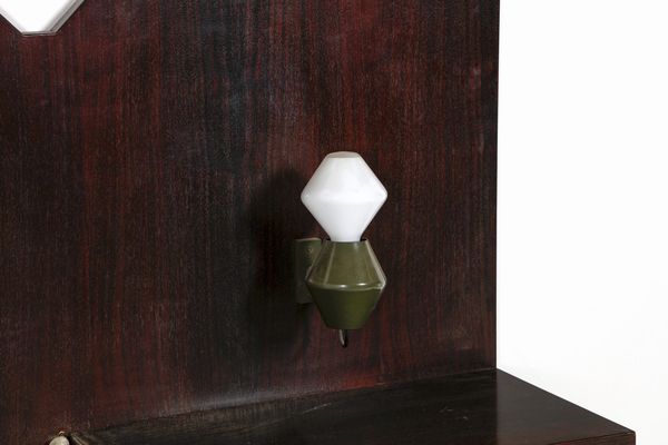 SOTTSASS ETTORE (1917 - 2007) : attribuito.Testiera da letto per Poltronova  - Asta Asta 374 | DESIGN E ARTI DECORATIVE DEL NOVECENTO Virtuale - Associazione Nazionale - Case d'Asta italiane