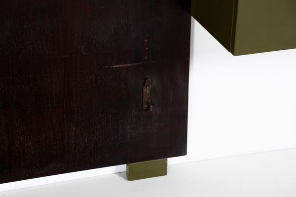 SOTTSASS ETTORE (1917 - 2007) : attribuito.Testiera da letto per Poltronova  - Asta Asta 374 | DESIGN E ARTI DECORATIVE DEL NOVECENTO Virtuale - Associazione Nazionale - Case d'Asta italiane