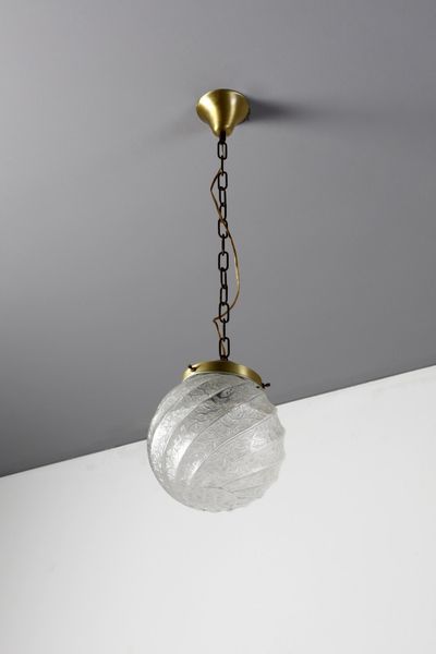 MANIFATTURA ITALIANA : Lampada a sospensione  - Asta Asta 374 | DESIGN E ARTI DECORATIVE DEL NOVECENTO Virtuale - Associazione Nazionale - Case d'Asta italiane