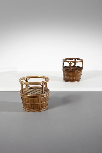 MANIFATTURA ITALIANA : Coppia di tavolini da salotto  - Asta Asta 374 | DESIGN E ARTI DECORATIVE DEL NOVECENTO Virtuale - Associazione Nazionale - Case d'Asta italiane