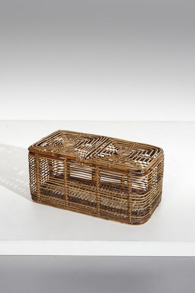 MANIFATTURA ITALIANA : Cesta  - Asta Asta 374 | DESIGN E ARTI DECORATIVE DEL NOVECENTO Virtuale - Associazione Nazionale - Case d'Asta italiane