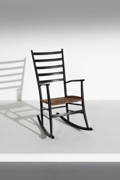 MANIFATTURA ITALIANA : Dondolo  - Asta Asta 374 | DESIGN E ARTI DECORATIVE DEL NOVECENTO Virtuale - Associazione Nazionale - Case d'Asta italiane