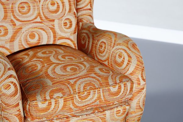 MANIFATTURA ITALIANA : Coppia di poltrone  - Asta Asta 374 | DESIGN E ARTI DECORATIVE DEL NOVECENTO Virtuale - Associazione Nazionale - Case d'Asta italiane