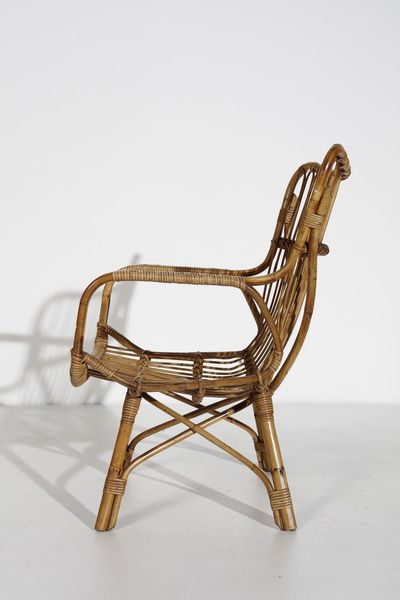 MANIFATTURA ITALIANA : Coppia di poltroncine  - Asta Asta 374 | DESIGN E ARTI DECORATIVE DEL NOVECENTO Virtuale - Associazione Nazionale - Case d'Asta italiane