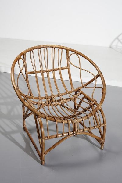 MANIFATTURA ITALIANA : Coppia di poltrone  - Asta Asta 374 | DESIGN E ARTI DECORATIVE DEL NOVECENTO Virtuale - Associazione Nazionale - Case d'Asta italiane