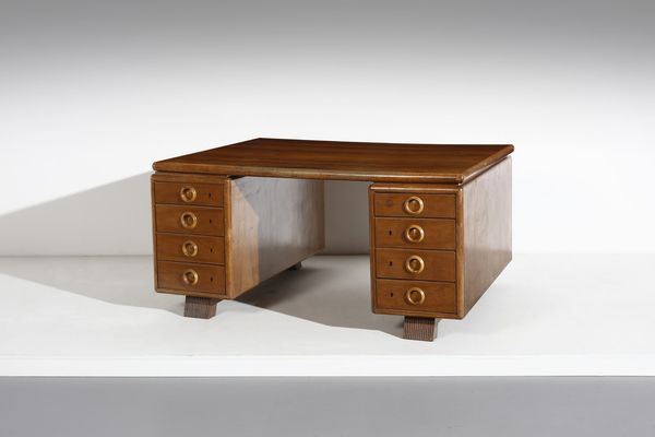 BUFFA PAOLO (1903 - 1970) : attribuito. Grande scrivania  - Asta Asta 374 | DESIGN E ARTI DECORATIVE DEL NOVECENTO Virtuale - Associazione Nazionale - Case d'Asta italiane