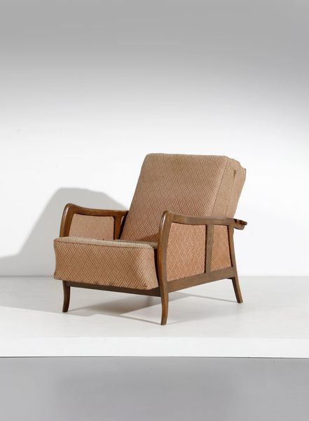 MANIFATTURA ITALIANA : Poltrona allungabile  - Asta Asta 374 | DESIGN E ARTI DECORATIVE DEL NOVECENTO Virtuale - Associazione Nazionale - Case d'Asta italiane