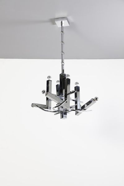 SCIOLARI GAETANO : Lampada a sospensione  - Asta Asta 374 | DESIGN E ARTI DECORATIVE DEL NOVECENTO Virtuale - Associazione Nazionale - Case d'Asta italiane