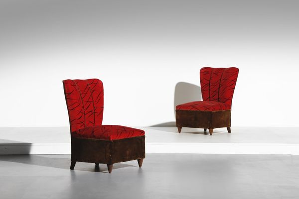 ISA BERGAMO : Coppia di poltrone  - Asta Asta 374 | DESIGN E ARTI DECORATIVE DEL NOVECENTO Virtuale - Associazione Nazionale - Case d'Asta italiane