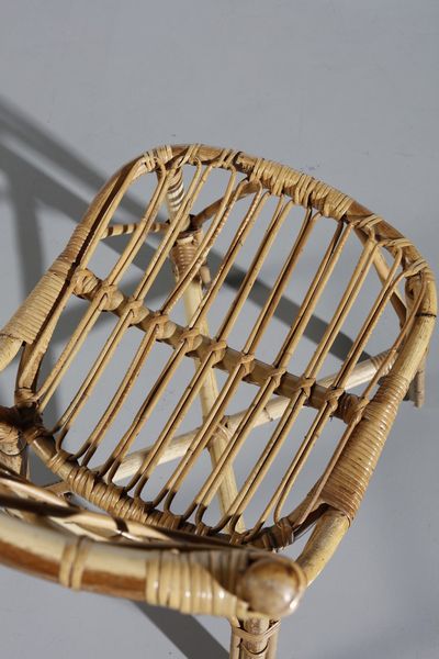 MANIFATTURA ITALIANA : Tre sedie e un tavolino  - Asta Asta 374 | DESIGN E ARTI DECORATIVE DEL NOVECENTO Virtuale - Associazione Nazionale - Case d'Asta italiane