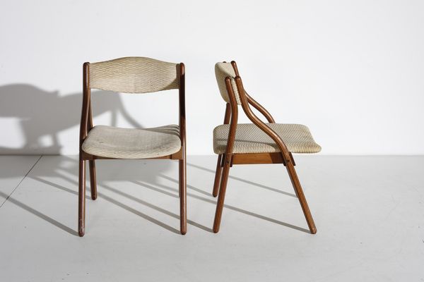 CORTES ANGELO : Quattro sedie per Mobili Tosi  - Asta Asta 374 | DESIGN E ARTI DECORATIVE DEL NOVECENTO Virtuale - Associazione Nazionale - Case d'Asta italiane