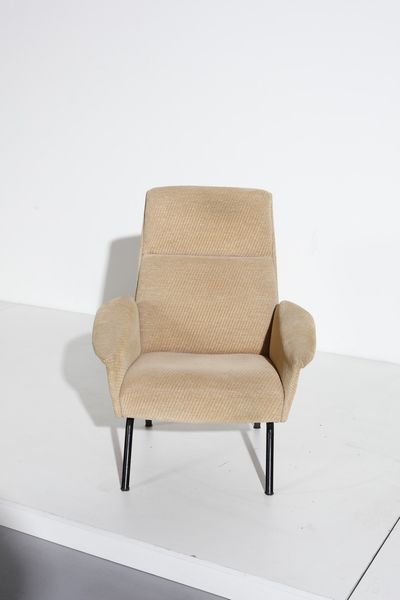 ROSSI DI ALBIZZATE GIUSEPPE (1909 - 2003) : attribuito. Coppia di poltrone  - Asta Asta 374 | DESIGN E ARTI DECORATIVE DEL NOVECENTO Virtuale - Associazione Nazionale - Case d'Asta italiane