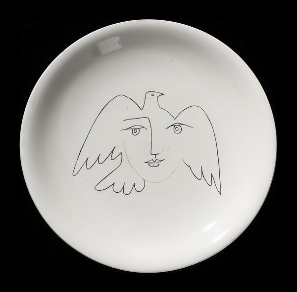 PICASSO PABLO (1881 - 1973) : Tre piatti della serie Visage de la paix  - Asta Asta 374 | DESIGN E ARTI DECORATIVE DEL NOVECENTO Virtuale - Associazione Nazionale - Case d'Asta italiane