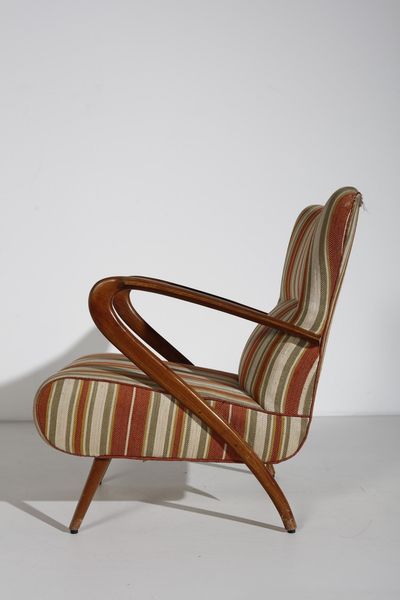 ULRICH GUGLIELMO (1904 - 1977) : nello stile di. Poltrona  - Asta Asta 374 | DESIGN E ARTI DECORATIVE DEL NOVECENTO Virtuale - Associazione Nazionale - Case d'Asta italiane