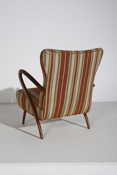 ULRICH GUGLIELMO (1904 - 1977) : nello stile di. Poltrona  - Asta Asta 374 | DESIGN E ARTI DECORATIVE DEL NOVECENTO Virtuale - Associazione Nazionale - Case d'Asta italiane