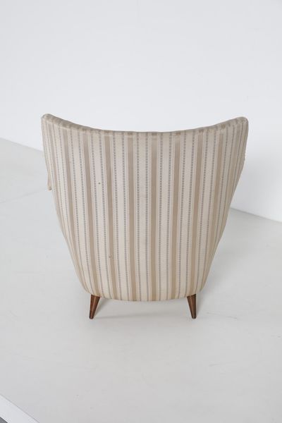 BEGA MELCHIORRE (1898 - 1976) : attribuito. Coppia di poltrone  - Asta Asta 374 | DESIGN E ARTI DECORATIVE DEL NOVECENTO Virtuale - Associazione Nazionale - Case d'Asta italiane