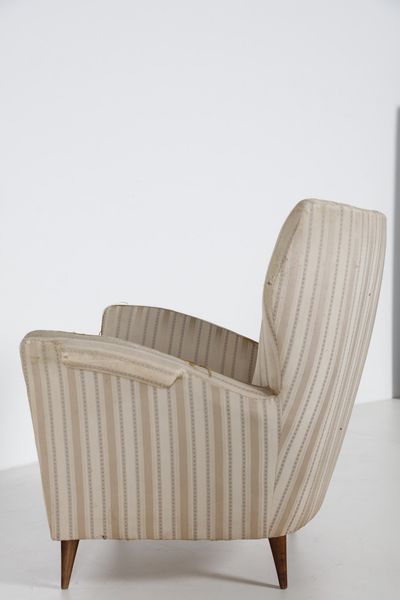 BEGA MELCHIORRE (1898 - 1976) : attribuito. Coppia di poltrone  - Asta Asta 374 | DESIGN E ARTI DECORATIVE DEL NOVECENTO Virtuale - Associazione Nazionale - Case d'Asta italiane